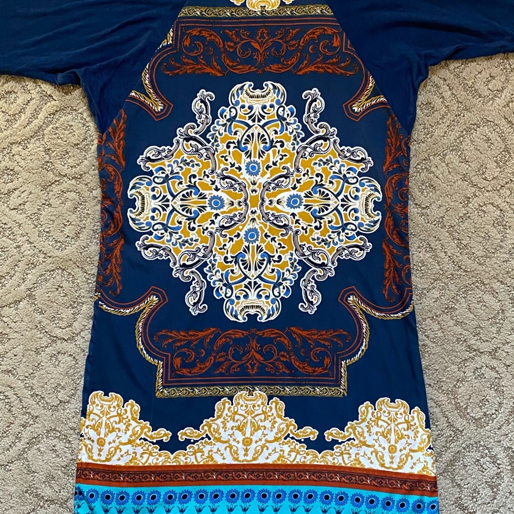 Angie Boho Short Sleeved Dress Size Small - Picture 5 of 7